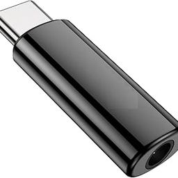 NISHTECH One.Plus USB C to 3.5mm Headphone Jack Adapter Stereo Audio Type C Aux Earphone Dongle Compatible with OnePlus 9 Pro 10T 10 PRO 11 11R 12R 12 (C to 3.5mm) Black-11