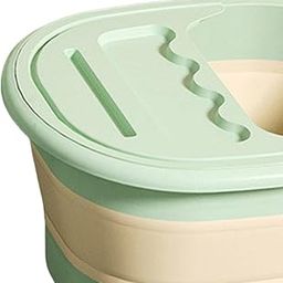 Sweetjoy Foot Soaking Tub Massager Foldable Foldable Foot Spa & Bubble Pedicure Manicure Tub for Home & Salon, Stress & Tiredness Relief-17