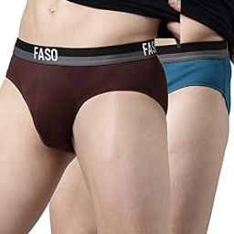 Mens Pack of 2 Cotton Brief-image-37