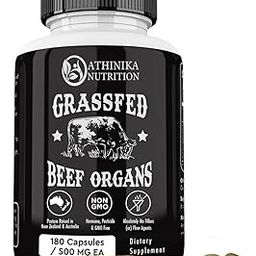 Grass Fed Beef Bone and Marrow Supplement, 3000mg, Skin, Oral Health, and Joint Support Supplement, Promotes Whole-Body Wellness, Non GMO Whole Bone Extract, 180 Capsules-image-80