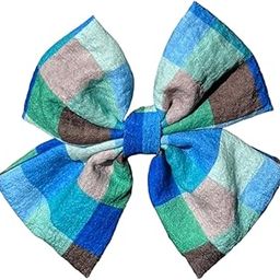 Korean bow clip (Blue)-image-97