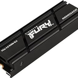 Kingston Fury Renegade 500GB PCIe Gen 4.0 NVMe M.2 Internal Gaming SSD with Heat Sink | PS5 Ready | Up to 7300MB/s | SFYRSK/500G-13