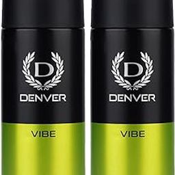 Denver Black.Code Vibe Deo Body Spray 150 ML Each (Pack of 2)-7