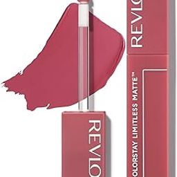 REVLON Colorstay Limitless Matte Liquid Lipstick for woman, Waterproof, Long-Lasting, 100% Vegan, Lightweight, No-Budge Matte, Manifest - (006)-image-34