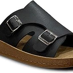 Stylish Men's Slippers Comfortable, Lightweight & Anti-Skid PU Material Casual for Office & Daily Use-image-76