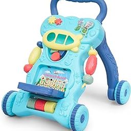 Panda Baby Products Push Walker For Kids|Activity Walker With Music For Toddlers|Sit To Stand Multi Activity Toy|Interactive Learning Toy For 6 To 36 Months Girls/Boys|Bis Certified (Blue,Walker)-picture-15