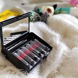 Amway Attitude Lipstick Different 3 Matte and 3 Creme Shades, Matte Finish, Pack of 6 - Multicolor-picture-1