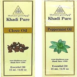 Khadi Pure Clove & Peppermint Essential Oil, 15 ml (Pack of 2)-image-3