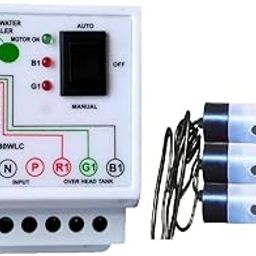 Imagine Technologies Fully Automatic Water Level Controller and Indicator with Corrosion and Rust-Free 3 Carbon Sensor(IT80WLC)-0