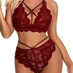 TalkHead Cross Bikni Bikini Set Hot & Sexy Night Dress Hot Bra Panty Set Honeymoon Dress Lingerie Set for Women's-20