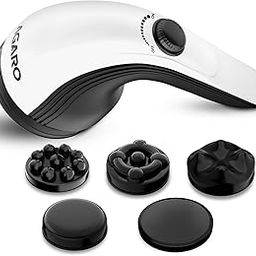 AGARO Atom Plus Electric Handheld Full Body Massager, 4 Massage Heads, Mesh Cover, Variable Speed Settings for Pain Relief and Relaxation, Back, Leg & Foot-16