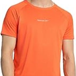 Reebok Men's Solid Regular Fit T-Shirt-picture-31