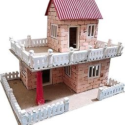 Kraft Kala Mini Bricks Building Construction Set for Kids Activity (Pent House) Educational Toy Pack of 1-26