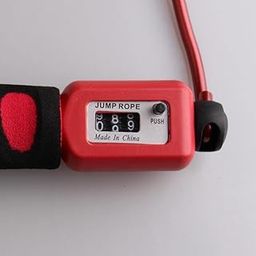 3m PVC Jump Skipping Rope with Counter and Anti-Slip Foam Handle Red-picture-9