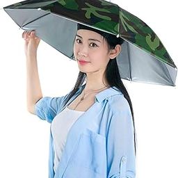 Hat Umbrella for Kids, Girls and Boys Army Color Cap Hat Umbrella for Adults,Women,Men (Army) Mattel Frame-55