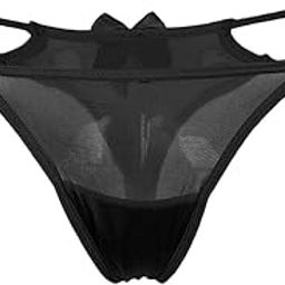 Women's Thongs Lace up T-Back Underwear Bandage G-String Panties Black Clothing, Shoes & Accessories | Womens Clothing | Intimates & Sleep | Panties-image-17