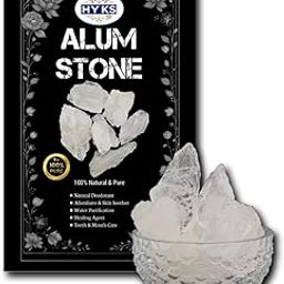 450g Alum Stone, fitkari alum stone, phitkari alum stone, 100% Natural and Pure, Multi-Purpose Crystal for Deodorant, Aftershave and Skin Care-image-20