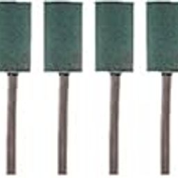 10x Cylindrical Rubber Polishing Head Abrasive Grinding Burr Mounted Point 10mm-10