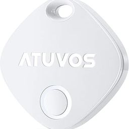 ATUVOS Air Tags-1 Pack, Bluetooth Luggage Tracker Works with Apple Find My APP ((iOS Only, Not for Android), Keys Finder and Item Locator for Luggage, Backpack, Suitcases, Replaceable Battery (White)-9