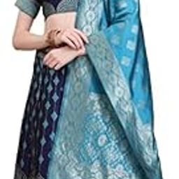 Women's Jacquard Self Designed Latest Semi-Stitched Lehenga Choli | New Designed Lehenga | Latest Lehenga For Woman |-image-1