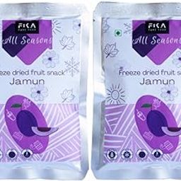 FIKA PURE FOOD Jamun Freeze Dried Fruit Snack:Vegan| 100% fruit|no added sugar| no preservatives| Healthy and Crispy snacks for kids and adults (Pack of 2, each 15 grams)-image-7