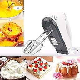 Will Tuner 260 Watt 7 Speed Hand Mixer Hand Blender with 4 Pieces Stainless Blender, Bitter for Cake/Cream Mix, Food Blender, Beater for Kitchen || Beater for Cake (White blender)-picture-19