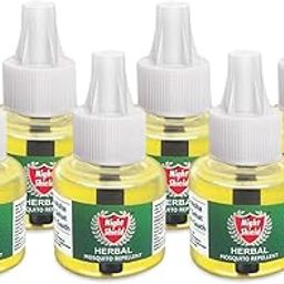 Night Shield Herbal Mosquito Repellent Liquid Refill, Natural & Eco-Friendly Protection, Safe for Kids & Pets- 45 ml (6, Multipack)-image-54