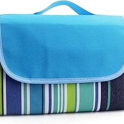 Ecxy Enterprise Picnic Mat Blanket | Beach Mat | Outdoor Foldable Water-Resistant Portable Mat | Used for Yoga | Camping Hiking Grass Travelling | Picnic Backpack Accessories (Sky Blue)-image-3