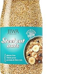 JIWA healthy by nature Steel Cut Oats | Old Fashioned Oats | Cereal for Porridge | Rich In Protein and Fiber | Make Vegetable Pulao and Risottos | Gluten Free and Wholegrain | 100% Natural | 1 kg-image-41