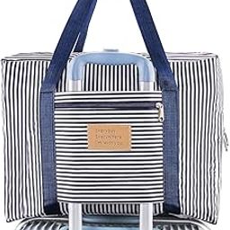 Folding Fabric Travel Bags Duffles Foldable Reusable Large Carry Tote Bag Multicolor-40