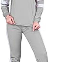 Women's Grey Co-ord Set Stylish Full Sleeve Top and Jogger Pants-image-66