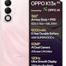 OPPO K13x 5G 6000mAh and 45W SUPERVOOC Charger & AI (Sunset Peach, 128 GB) (6 GB RAM)-image-44