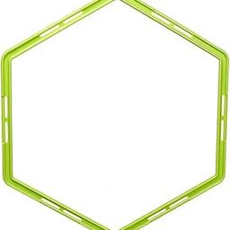 5 Pieces Hex Agility Rings Multipurpose Exercise Rings for Kids Adults Rugby Green| Training Aids | Sports Training Equipment | Fitness Training Aids-image-54