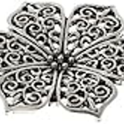 CALANDIS™ Women Ladies Elegant Cardigan Sweater Clips Blouse Shirt Collar Clasp Silver | Other Womens Accessories | Womens Accessories-image-4