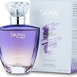 Skinn by Titan Sheer Long Lasting Everyday Eau De Parfum for Women - 100 mL | Women's Fragrance | For Daily Use | Premium Fragrance | Women's Perfume | Gift for women-image-12