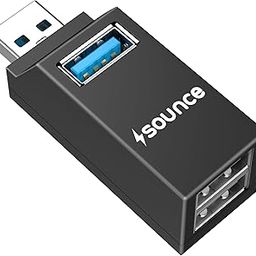 Sounce 180 HB USB Hub 3-Port USB 3.0 High-Speed Hub Ultra-Fast 5Gbps Data Transfer Lightweight, Compact, Multi-OS Compatible Plug & Play for Laptops, PCs, Mac, and More - (Black)-30