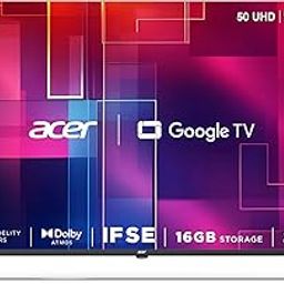 Acer 126 cm (50 inches) G Plus Series 4K Ultra HD LED Smart Google TV AR50UDGGR2851AD-29