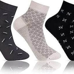 Hush Puppies Men's Cotton Ankle Socks, AOP, Pack of 3-image-70