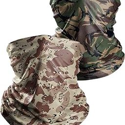Neck Gaiter Face Mask Reusable Bandanas for Men Balaclava Face Cover Scarf-34