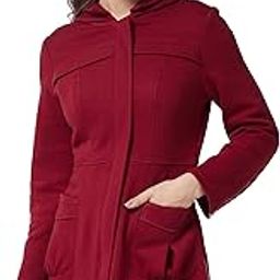 Polyesterblend Women Hooded Full Sleeve Solid Longline Jacket-image-18