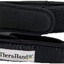 TheraBand Professional Latex Resistance Tubing with Handles for Upper-Body Exercise with Padded Cuffs-(Green)-12