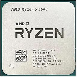 DSPDVWOW CPU Processor AMD Ryzen 5 5600 CPU Game Processor Socket AM4 6-Core 12-Thread 65W DDR4 Desktop CPU Processador Without Cooler Fan-12