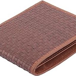 Men's Genuine Leather Wallet - Textured Finish Compact Wallet for Men | RFID Protected Slim Bifold Design | Dual ID Windows Card Slots | Premium Gift Box Included (Brown)-image-87