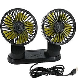 Store2508 Car & Desk Cooling Fan USB Powered with 360 Degree Rotation, Dual Head and 3 Fan Speeds-picture-14