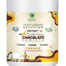 OJAVEDA by OJAS NATURALS Chocolate Vanilla Mix with Green Nutrition: Premium Instant Beverage for Health and Wellness (100 GM)-14