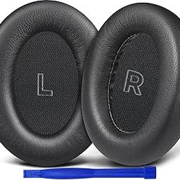 SOULWIT Lambskin Replacement Earpads for Bose QuietComfort(QC) Ultra Wireless Headphones, Ear Pads Cushions with High-Density Noise Cancelling Foam - Brilliant Black-picture-5