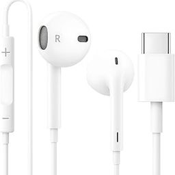 Type C Wired Earphones, Type C Earphones, Microphone Included, Compatible with 15 Plus Pro Max, Pixel 7/6/6a/5/4, Galaxy Ultra Note 10/20-image-7
