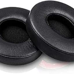 Syga Extra Thick Replacement Earpads for Beats Solo 2 & 3 - Ear Pads for Beats Solo 2 & 3 Wireless ON-Ear Headphones - Soft Leather, Luxury Memory Foam, Strong Adhesive | Black-image-55