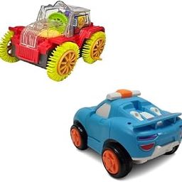 Joymates Enterpricess Push-and-Go Vehicle Combo Pack – Gear car & Friction Race Car Toy Set for Kids (Rendom Color Will Be Sent)-image-51