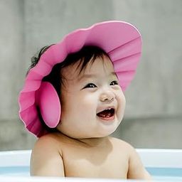 Adjustable Visor Hat Safe Shampoo Shower Bathing Protection Cap for Toddler, Baby, Kids, Children (Multi-Color)-image-7